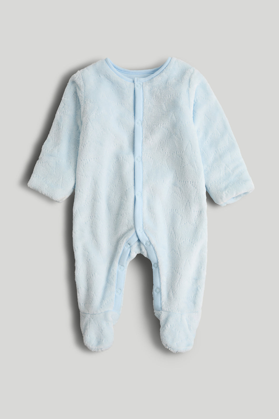 Mothercare Blue Star Fleece All-in-One