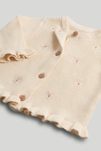 
                        
                          將圖片載入圖庫檢視器 Mothercare Cream Embroidered Cardigan
                        
                      