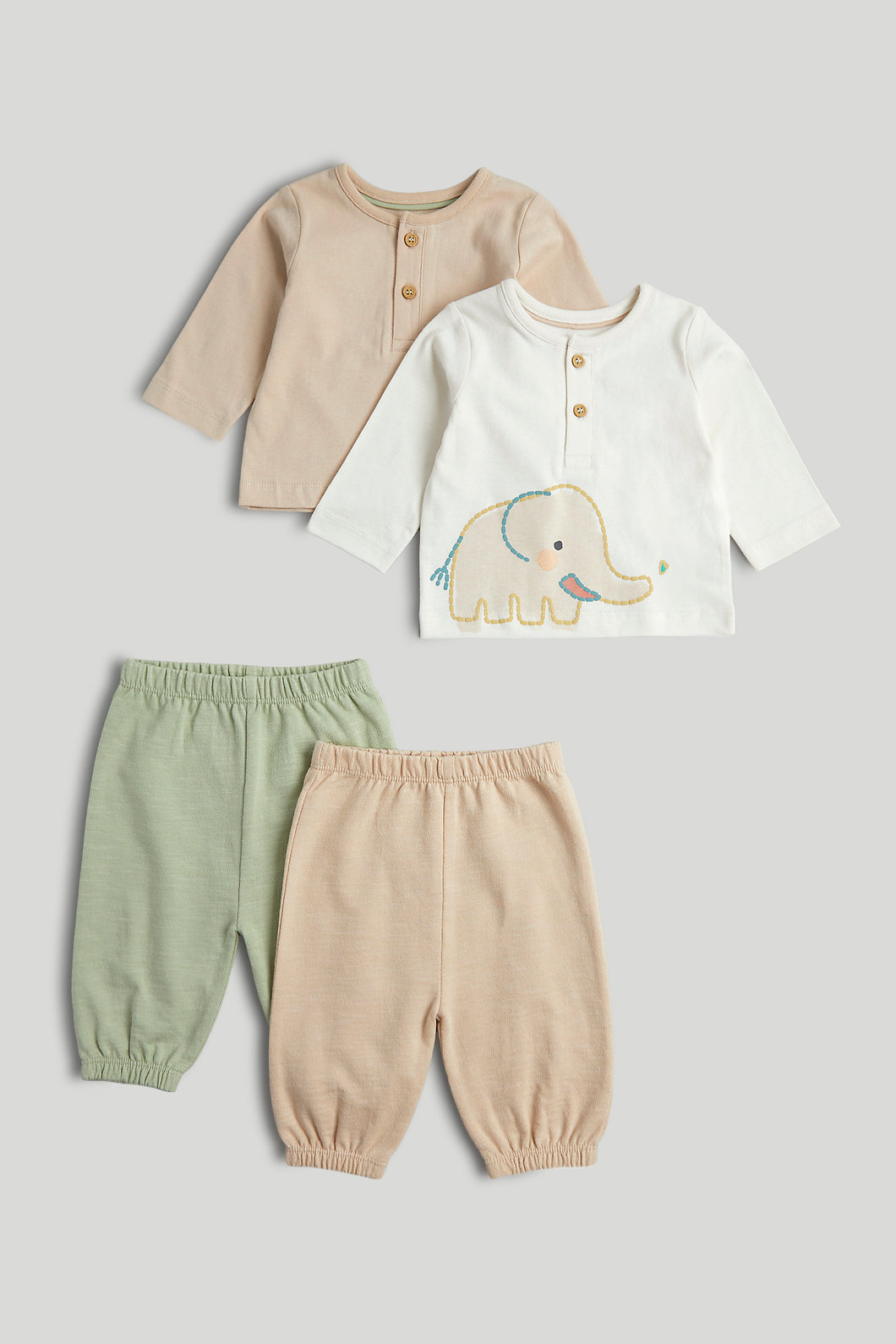 Mothercare 4-Piece Set T-Shirts and Joggers