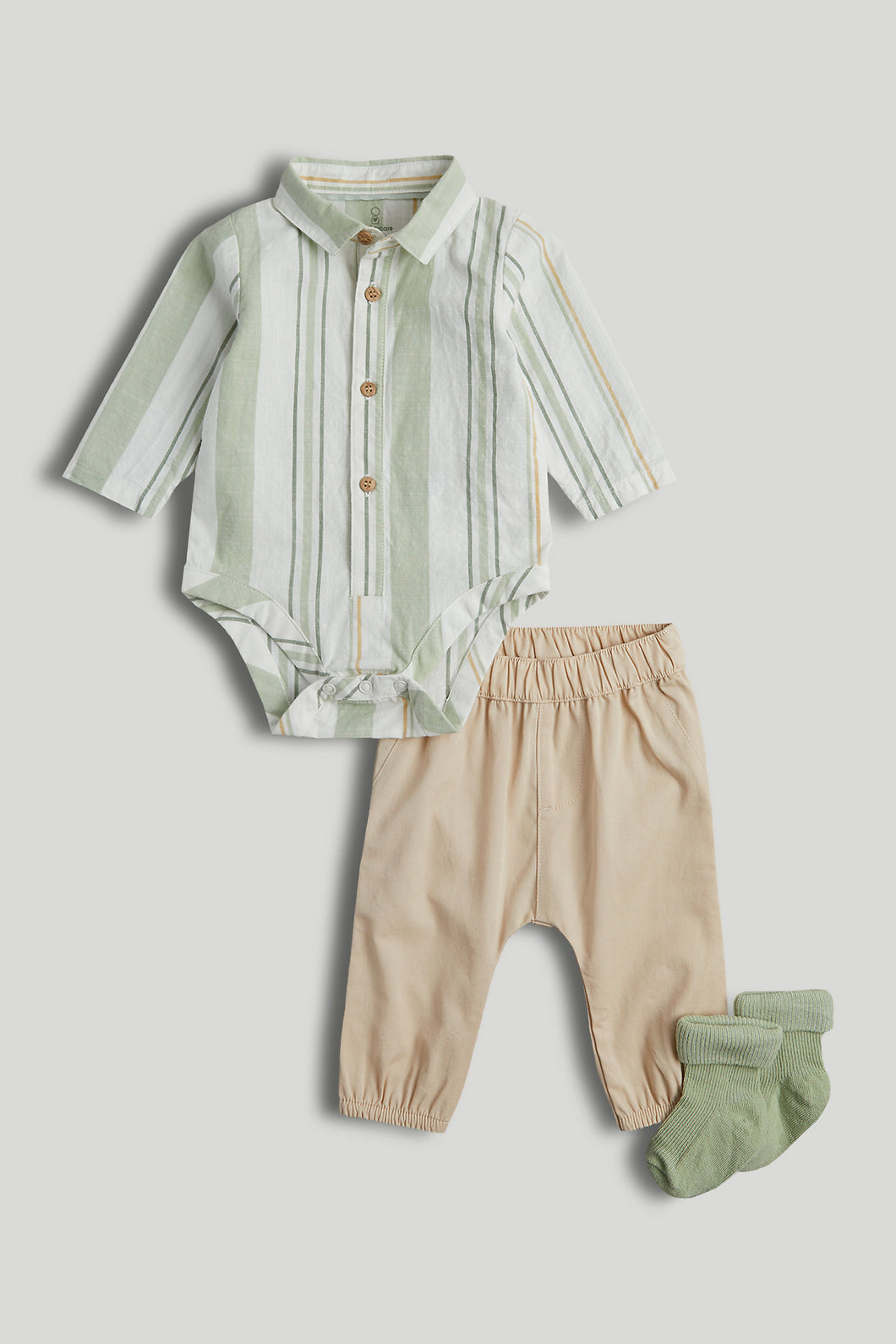 Mothercare Natural 3-Piece Outfit