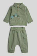 
                        
                          將圖片載入圖庫檢視器 Mothercare Green Dinosaur Sweatshirt and Joggers Outfit
                        
                      