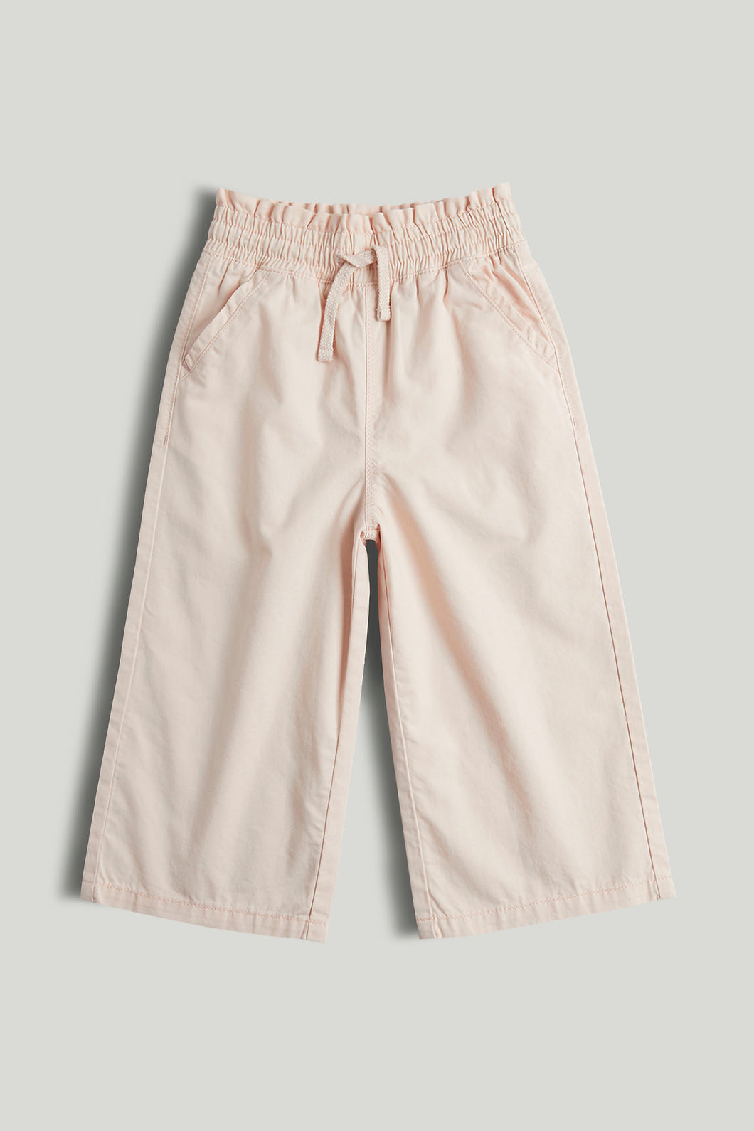 Mothercare Cream Wide-Leg Trousers