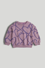 
                        
                          將圖片載入圖庫檢視器 Mothercare Lavender Heart Sweat Top
                        
                      