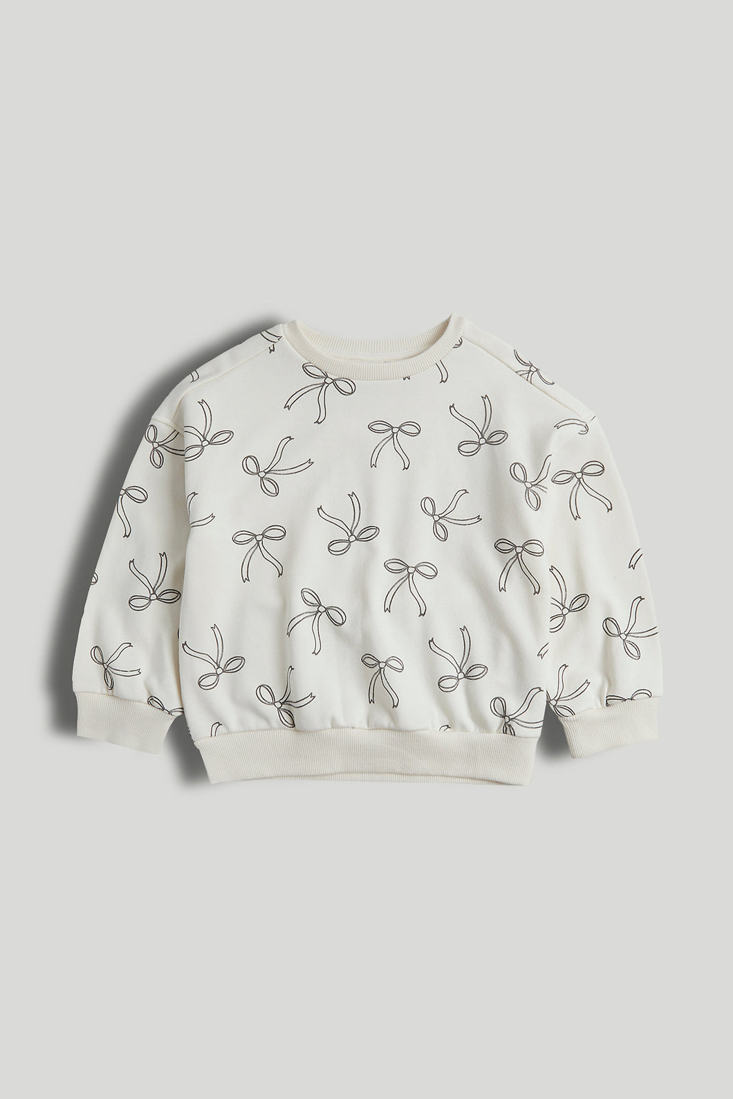 Mothercare Cream Bow Sweat Top