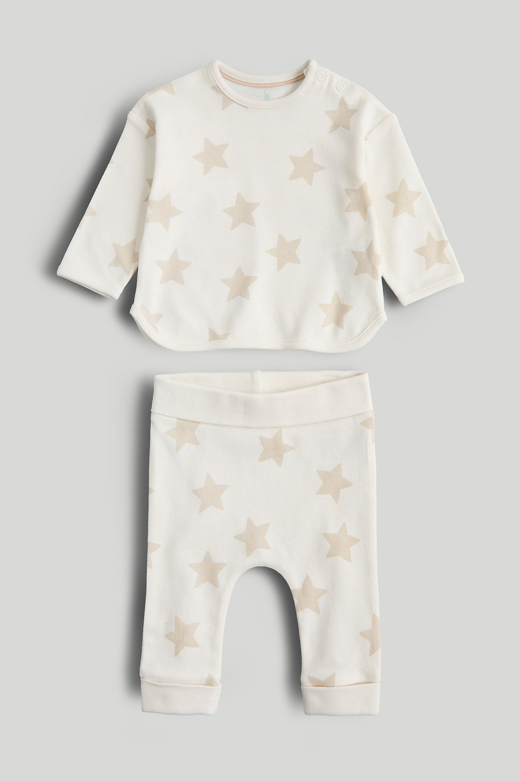 Mothercare Cream Extendable Leggings and T-Shirt Outfit