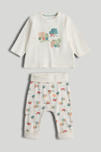
                        
                          將圖片載入圖庫檢視器 Mothercare Cream Extendable Leggings and T-Shirt Outfit
                        
                      