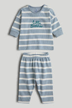 
                        
                          Load image into Gallery viewer, Mothercare Grey Little Brother Baby Pyjamas
                        
                      