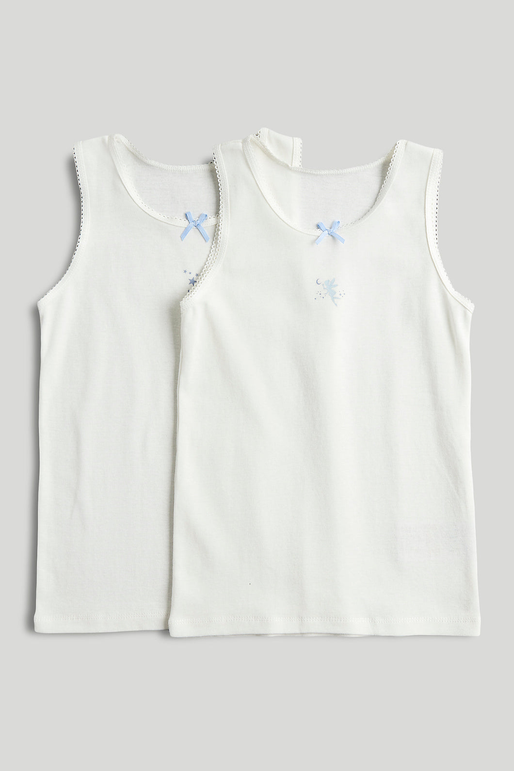 Mothercare 2 Pack Fairy Sleeveless Vests
