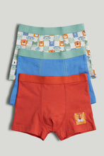 
                        
                          Load image into Gallery viewer, Mothercare 3 Pack Animal Trunk Briefs
                        
                      