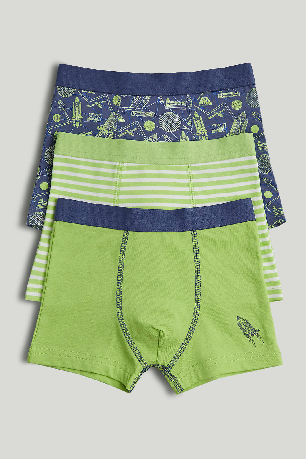 Mothercare 3 Pack Space Trunk Briefs