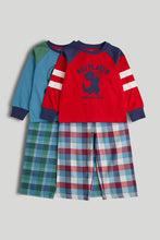 
                        
                          將圖片載入圖庫檢視器 Mothercare 2 Pack Dinosaur Check Pyjamas
                        
                      