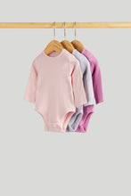 
                        
                          Load image into Gallery viewer, Mothercare 3 Pack Ribbed Bodysuits
                        
                      