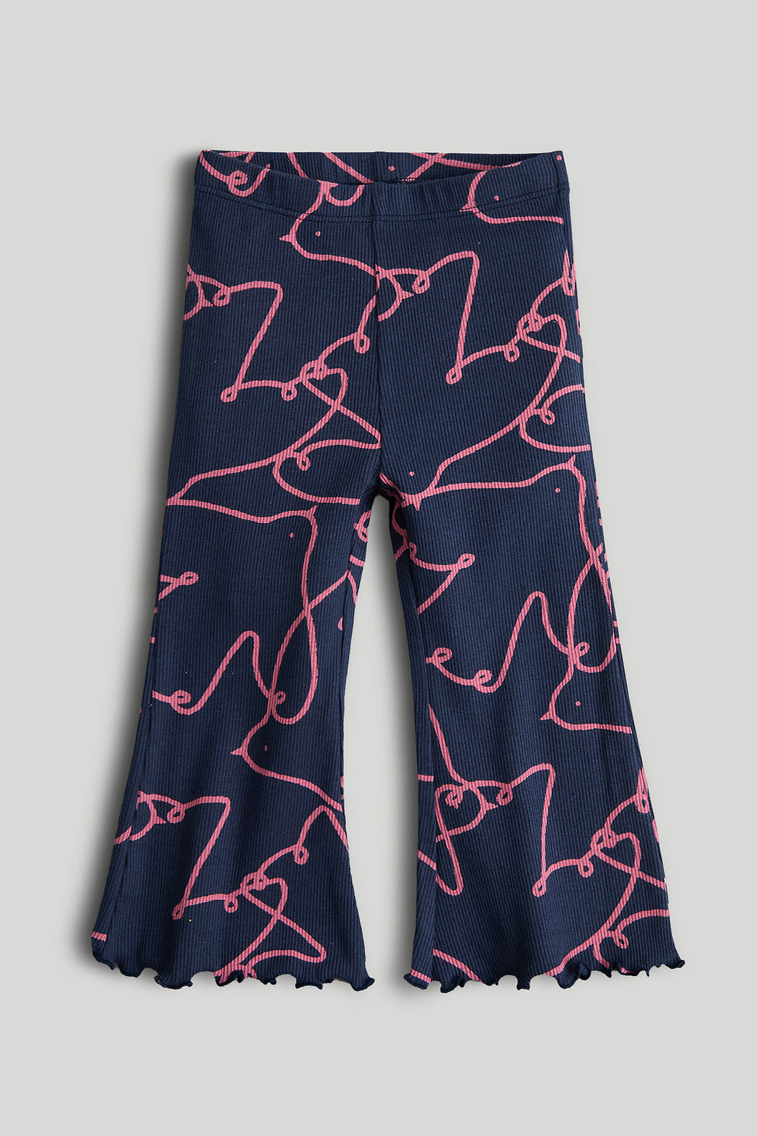 Mothercare Navy Bird Flared Leggings