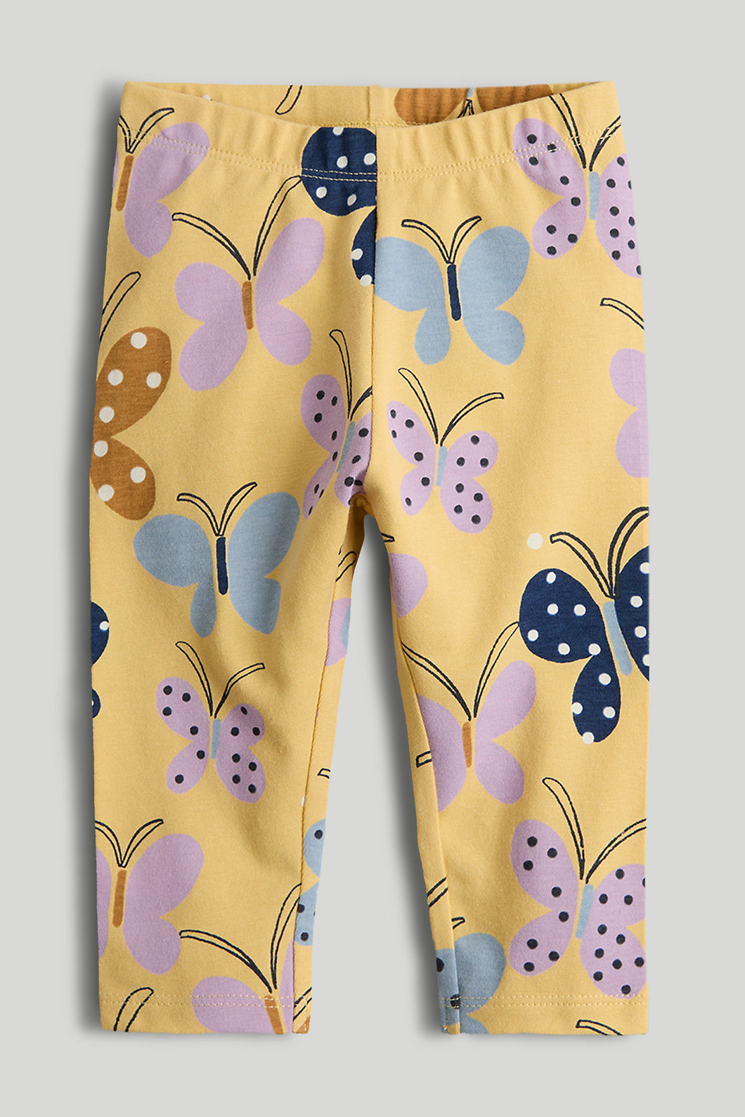 Mothercare Yellow Butterfly Leggings