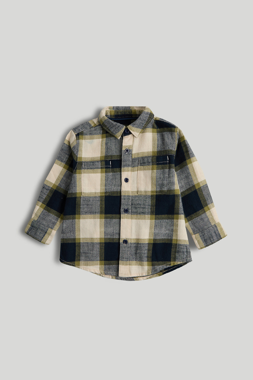 Mothercare Navy Checked Shirt