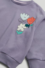
                        
                          Load image into Gallery viewer, Mothercare Lilac Sweatshirt and Joggers Outfit
                        
                      