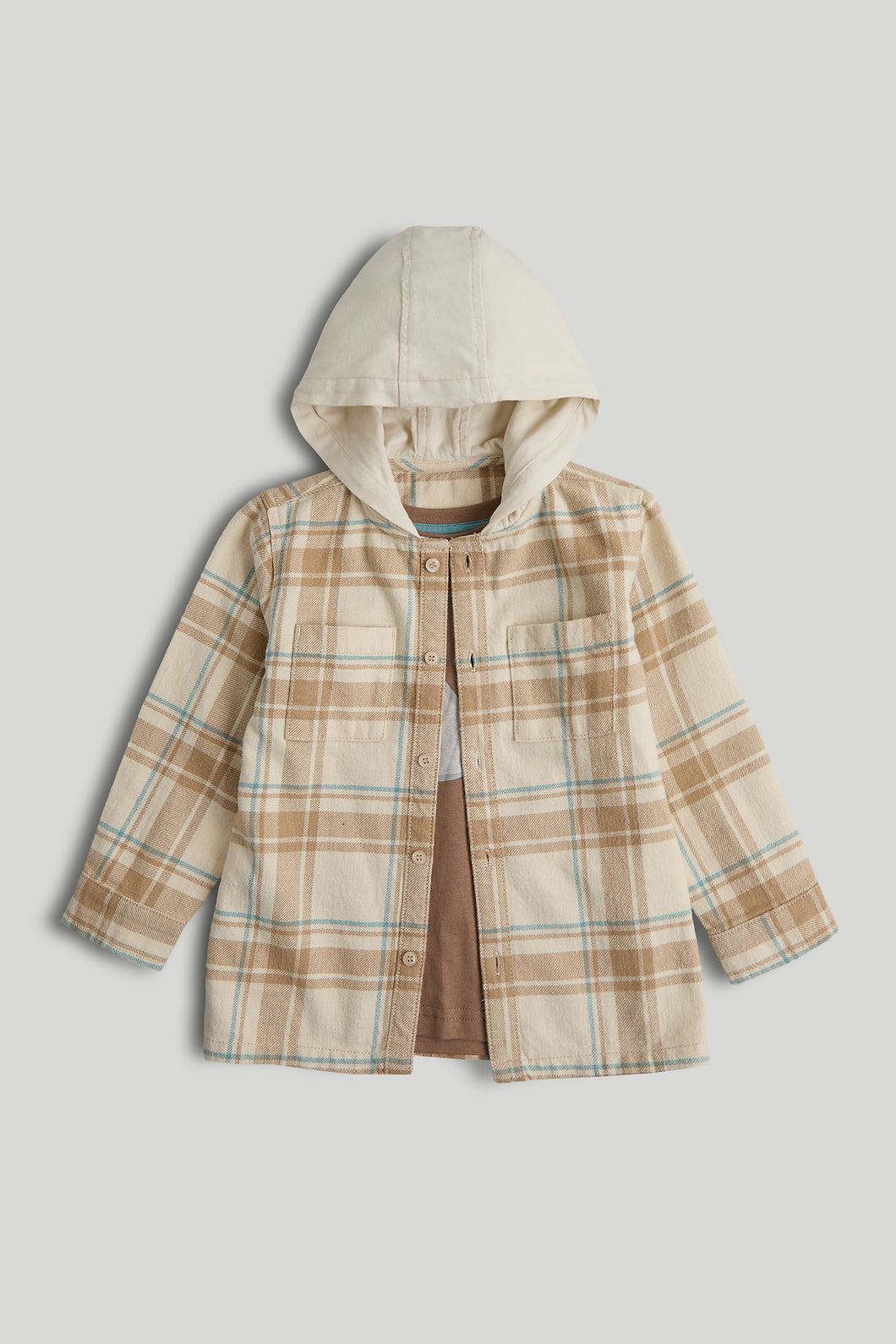 Mothercare Hooded Shirt and T-Shirt Set