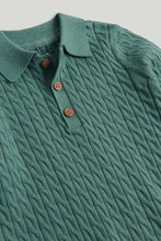 
                        
                          將圖片載入圖庫檢視器 Mothercare Cable Knitted Polo Shirt
                        
                      