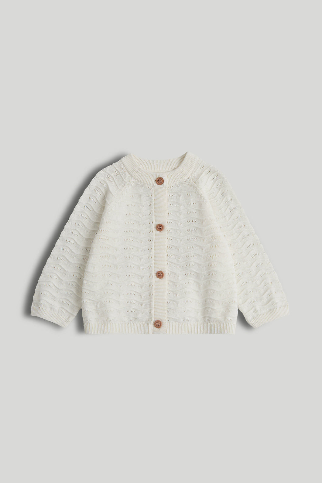 Mothercare Scallop Knitted Cardigan