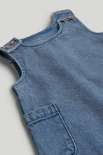 
                        
                          Load image into Gallery viewer, Mothercare Denim Pinny Dress and T-Shirt Outfit
                        
                      