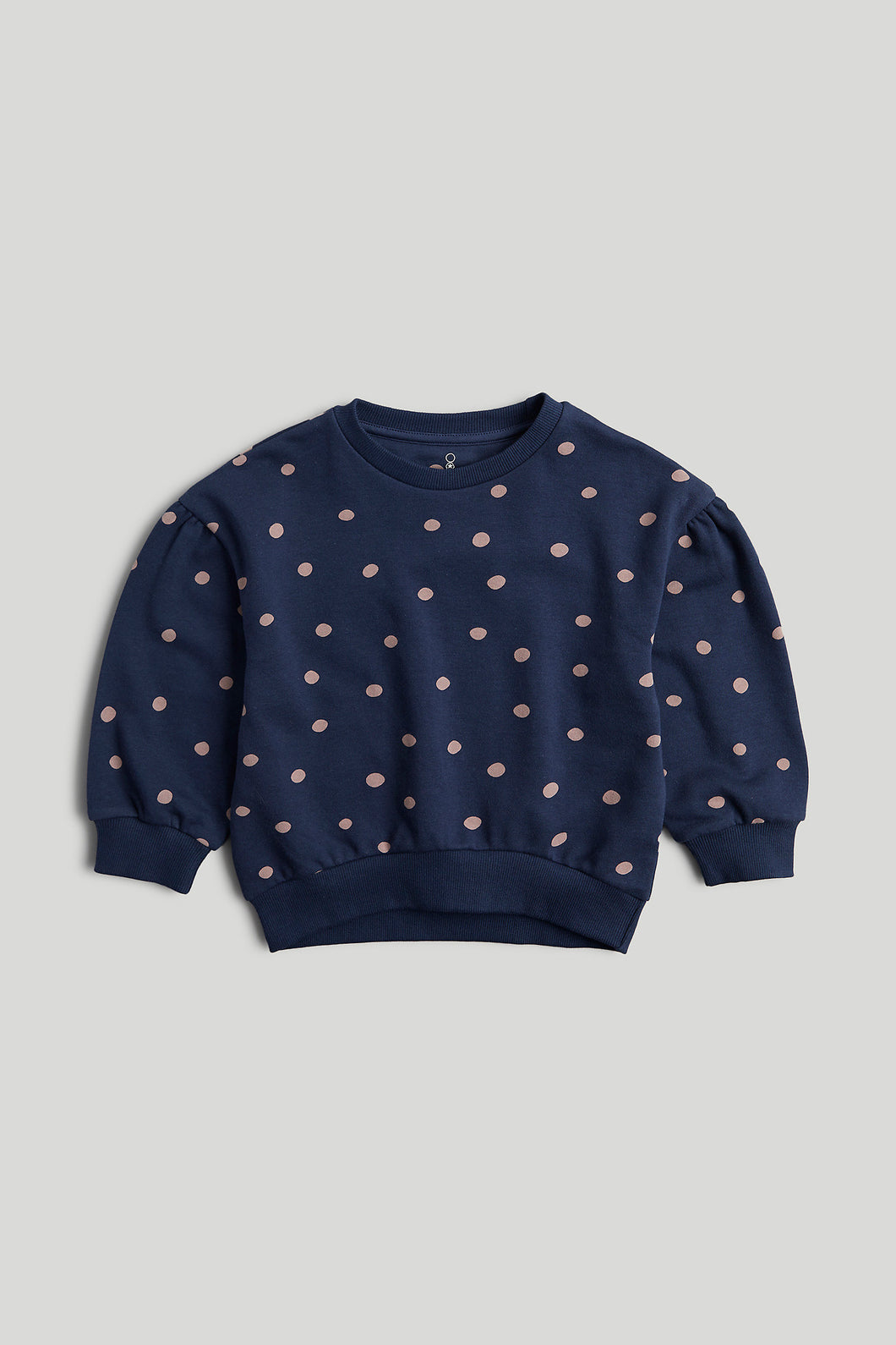 Mothercare Navy Polka Dot Sweat Top