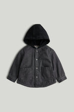 
                        
                          將圖片載入圖庫檢視器 Mothercare Grey Denim Hooded Shacket
                        
                      