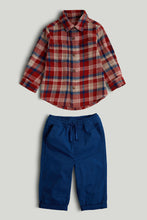 
                        
                          將圖片載入圖庫檢視器 Mothercare Checked Shirt and Trousers Outfit
                        
                      