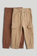 
                        
                          Load image into Gallery viewer, Mothercare 2 Pack Cargo Joggers
                        
                      