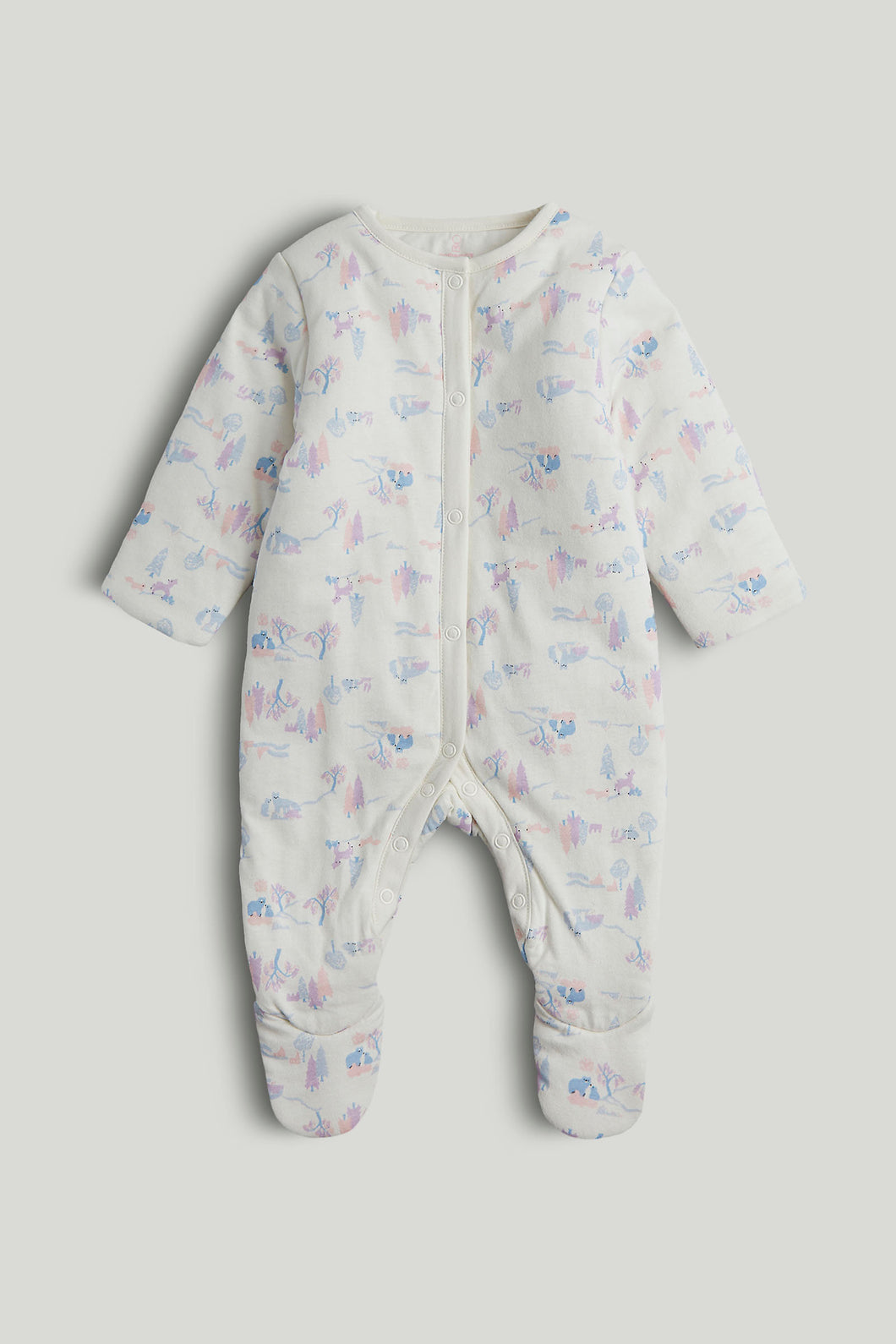 Mothercare Forest Wadded Sleepsuit 2.5 Tog
