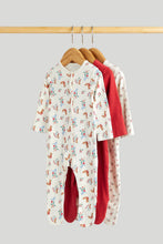 
                        
                          將圖片載入圖庫檢視器 Mothercare 3 Pack Woodland Berry Sleepsuits
                        
                      