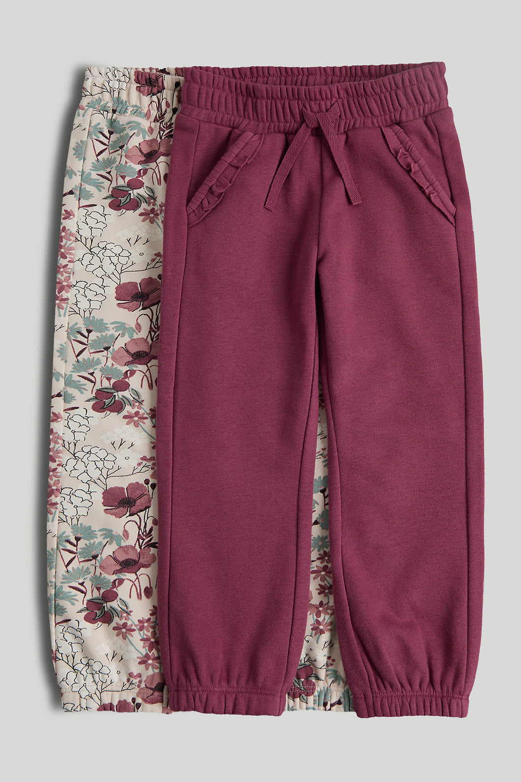 Mothercare 2 Pack Floral Joggers
