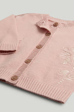 
                        
                          將圖片載入圖庫檢視器 Mothercare Pink Embroidered Knitted Cardigan
                        
                      