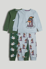 
                        
                          Load image into Gallery viewer, Mothercare 2 Pack Arctic Animal Pyjamas
                        
                      