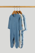 
                        
                          將圖片載入圖庫檢視器 Mothercare 3 Pack My First Blue Sleepsuits
                        
                      