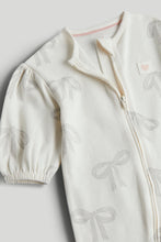 
                        
                          將圖片載入圖庫檢視器 Mothercare My First Cream Bows Zip-Up All-in-One
                        
                      