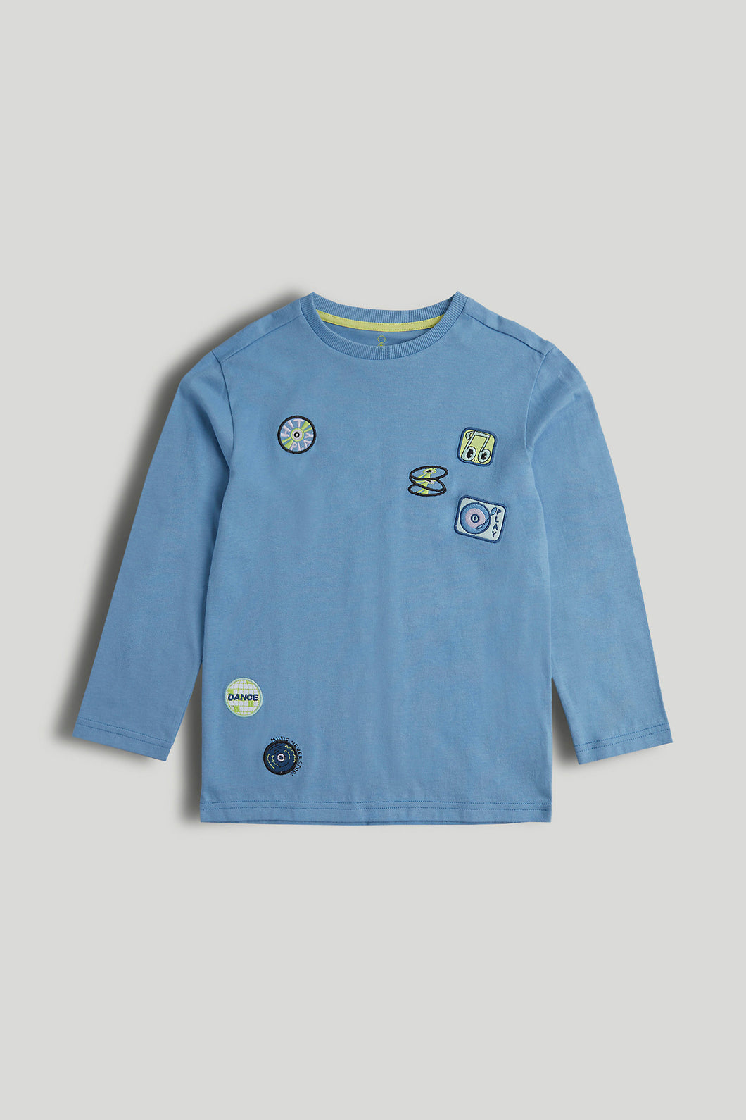 Mothercare Music Badge Long-Sleeved T-Shirt