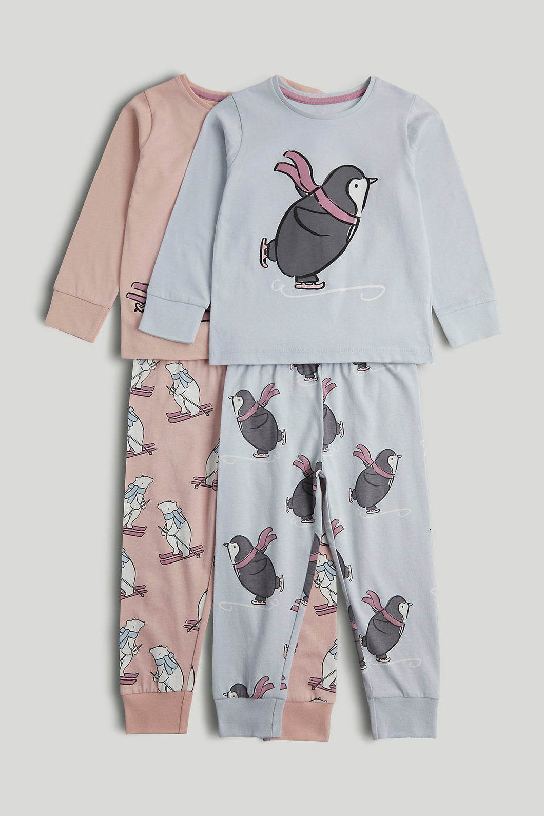 Mothercare 2 Pack Arctic Friends Pyjamas