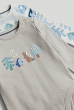 
                        
                          將圖片載入圖庫檢視器 Mothercare 4-Piece Set Blue and Grey Bodysuits and Joggers
                        
                      
