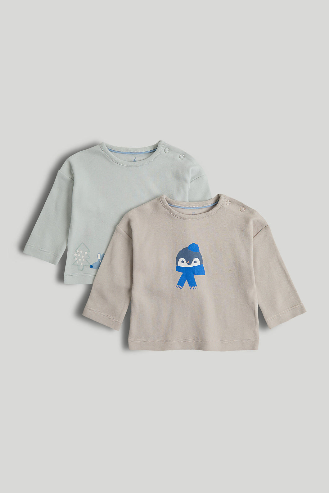 Mothercare 2 Pack Penguin T-Shirts