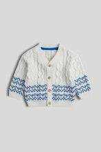 
                        
                          將圖片載入圖庫檢視器 Mothercare White Fair Isle Knitted Cardigan
                        
                      