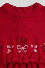 
                        
                          將圖片載入圖庫檢視器 Mothercare Festive Red Knitted Dress and Tights Outfit
                        
                      