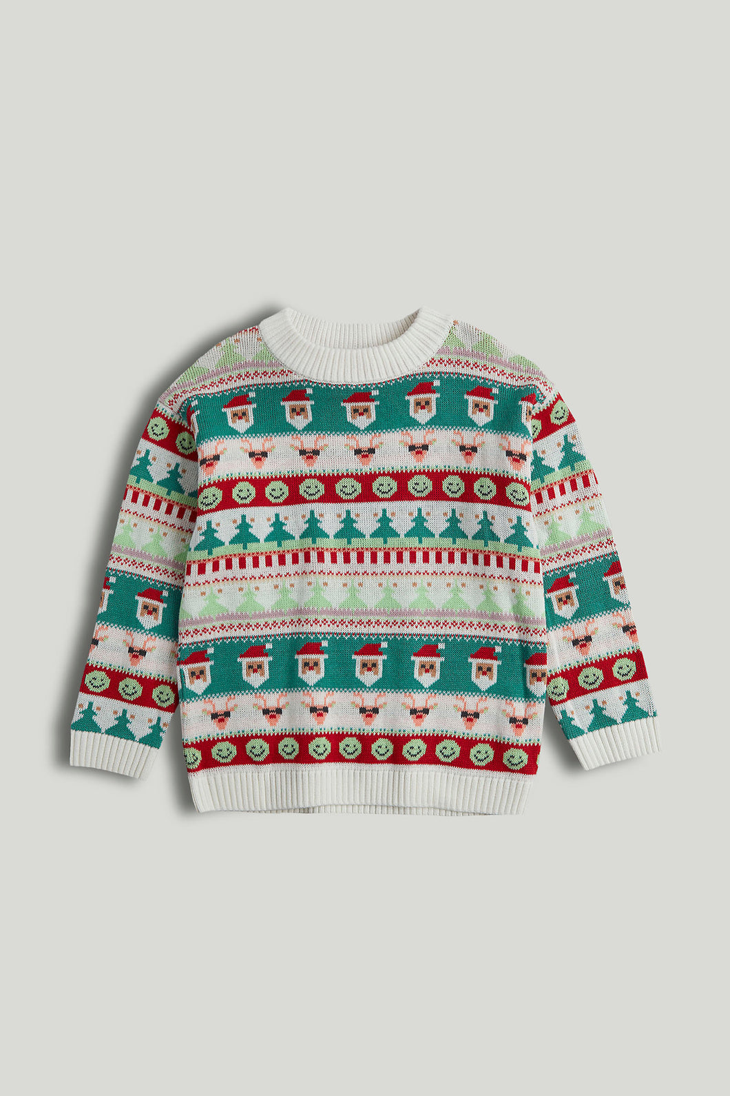 Mothercare Festive Fair Isle Knitted Jumper