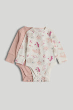 
                        
                          將圖片載入圖庫檢視器 Mothercare 2 Pack Pink Penguin and Bear Extendable Bodysuits
                        
                      