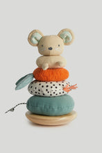 
                        
                          Load image into Gallery viewer, Mothercare Garden Brights Mouse Stacking Ring Toy
                        
                      