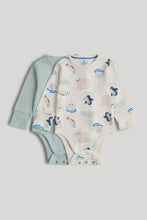 
                        
                          將圖片載入圖庫檢視器 Mothercare 2 Pack Blue Penguin and Bear Extendable Bodysuits
                        
                      