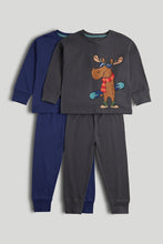 
                        
                          Load image into Gallery viewer, Mothercare 2 Pack Snowboard Pyjamas
                        
                      