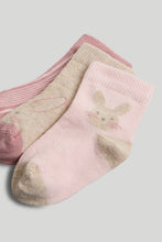 
                        
                          將圖片載入圖庫檢視器 Mothercare 3 Pack Pink Bunny Baby Socks
                        
                      