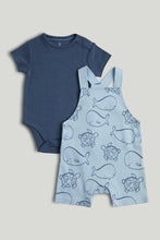 
                        
                          將圖片載入圖庫檢視器 Mothercare My First Blue Whale Bibshorts and Bodysuit Outfit
                        
                      