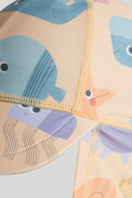 
                        
                          Load image into Gallery viewer, Mothercare Orange Sealife Sunsafe UPF50+ Keppi Hat
                        
                      