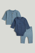 
                        
                          Load image into Gallery viewer, Mothercare My First Blue Whale 3-Piece Outfit
                        
                      